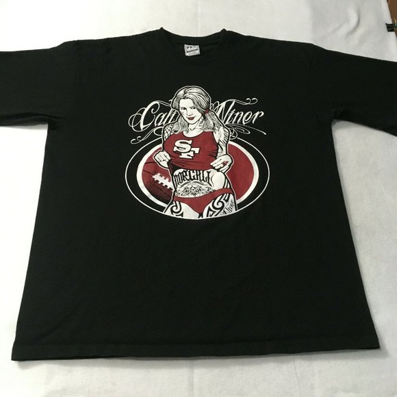 #82 Pro Cali Super Heavy Cali Niner SF Black T-Shirt Size 4XL Tall 100% Cotton - Picture 1 of 6